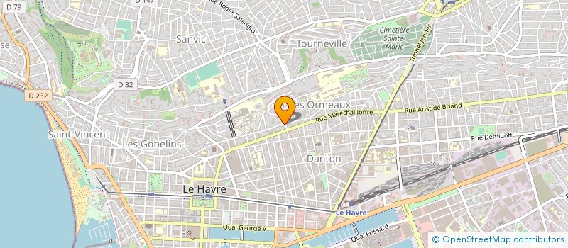 localisation de l'entreprise ATELIER GEEK-ART  LE HAVRE