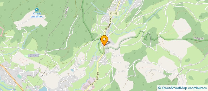 localisation de l'entreprise ATELIER GENEALOGIQUE DES HAUTES VOSGES  LE MENIL