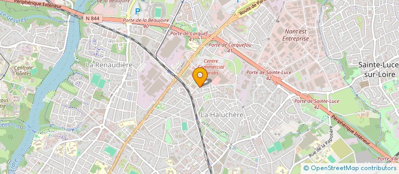 localisation de l'entreprise ATELIER GEORGETTE  NANTES