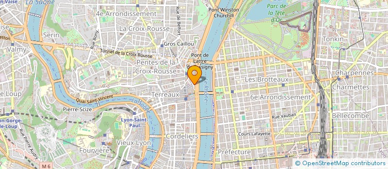 localisation de l'entreprise ATELIER GH à LYON