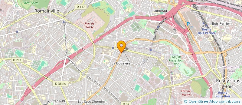 localisation de l'entreprise ATELIER GILBERT à MONTREUIL