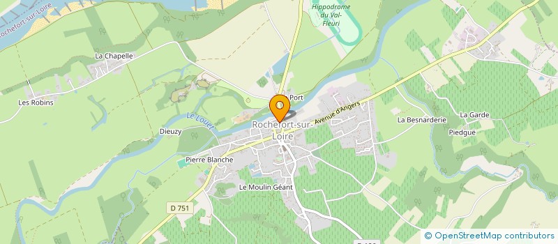 localisation de l'entreprise ATELIER GLOBAL OPEN HEART  ROCHEFORT-SUR-LOIRE