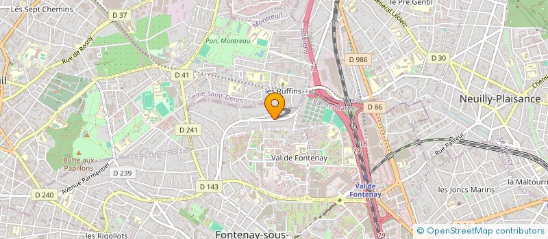 localisation de l'entreprise ATELIER GNC à FONTENAY-SOUS-BOIS