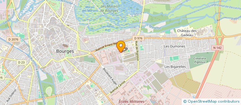 localisation de l'entreprise ATELIER GOLF DE BOURGES  BOURGES