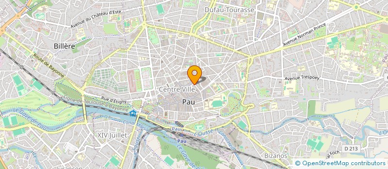 localisation de l'entreprise ATELIER GONCOURT à PAU