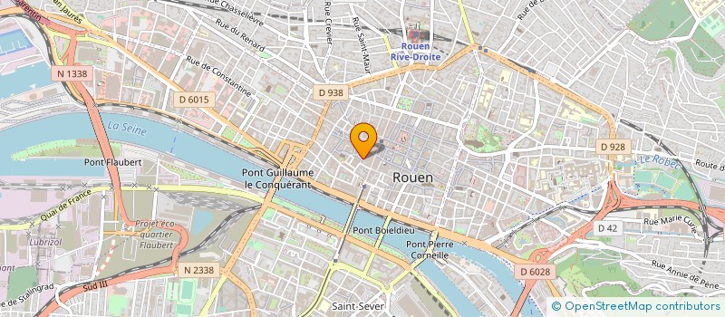 localisation de l'entreprise ATELIER GOURMAND à ROUEN