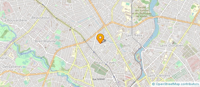 localisation de l'entreprise ATELIER GRAPHIQUE SAUNIERE à NANTES