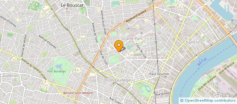 localisation de l'entreprise ATELIER GRAPHITE à BORDEAUX