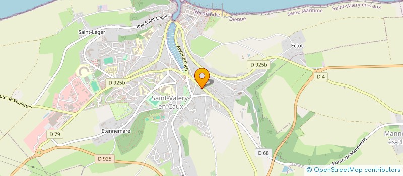 localisation de l'entreprise ATELIER GREGOIRE AUGER SAS D'ARCHITECTURE  SAINT-VALERY-EN-CAUX