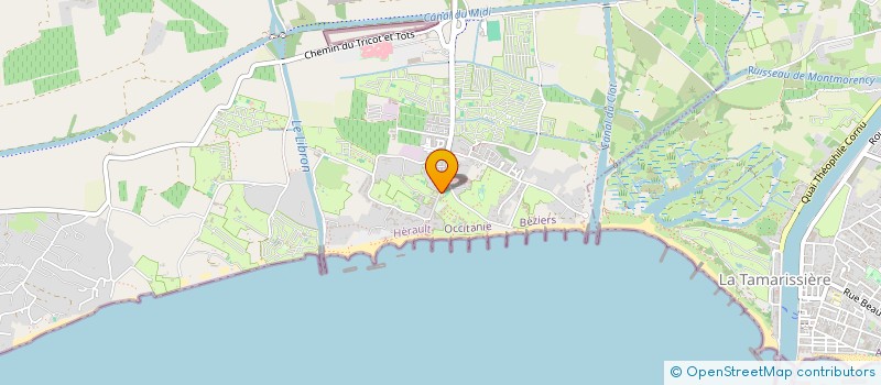 localisation de l'entreprise ATELIER GRILLADE BOUCHERIE  VIAS