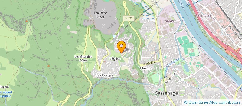 localisation de l'entreprise ATELIER GROLL ARCHITECTURE  SASSENAGE