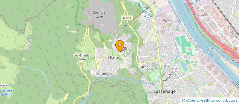 localisation de l'entreprise ATELIER GROLL LOTISSEMENTS à SASSENAGE