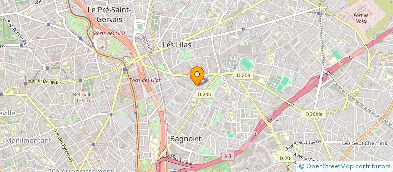 localisation de l'entreprise ATELIER GS à BAGNOLET