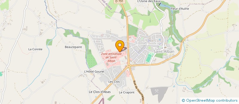 localisation de l'entreprise ATELIER GTD à SAINT-ALBAN