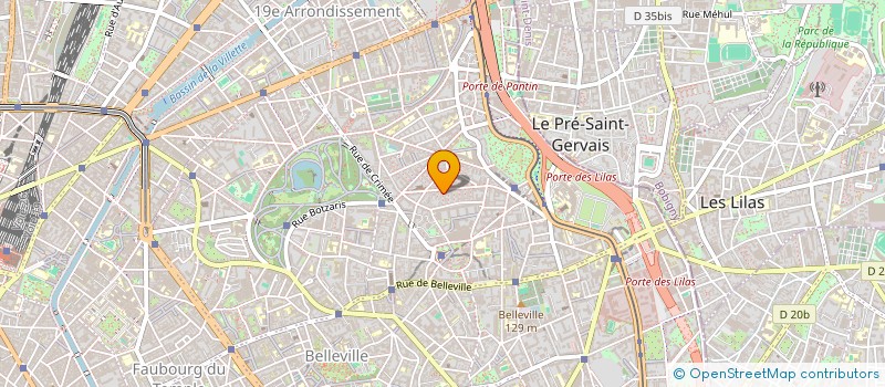 localisation de l'entreprise ATELIER GUILLAUME ACS  PARIS