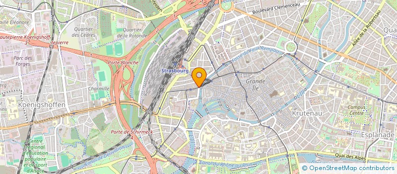 localisation de l'entreprise ATELIER GUILLAUME EQUILBEY  STRASBOURG