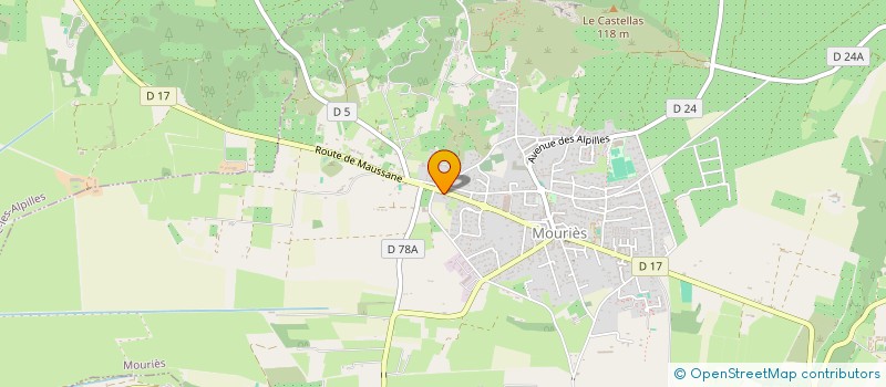 localisation de l'entreprise ATELIER GUILLEMIN  MOURIES