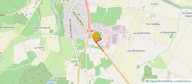 localisation de l'entreprise ATELIER GUILLON MORINIERE  BRISSAC LOIRE AUBANCE