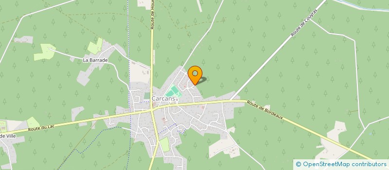 localisation de l'entreprise ATELIER GUITARE MEDOCAIN  CARCANS