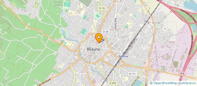 localisation de l'entreprise ATELIER GUYNEMER à BEAUNE
