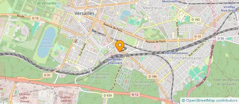 localisation de l'entreprise ATELIER GV à VERSAILLES
