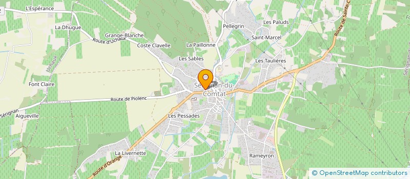 localisation de l'entreprise ATELIER H  SERIGNAN-DU-COMTAT
