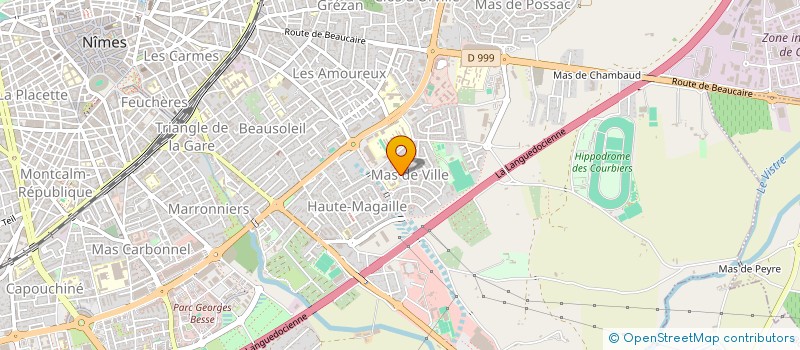 localisation de l'entreprise ATELIER H ARCHITECTURE  NIMES