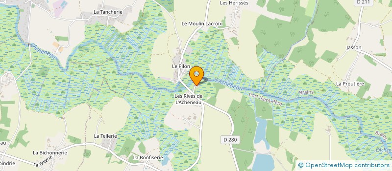 localisation de l'entreprise ATELIER HABITAT  PORT-SAINT-PERE