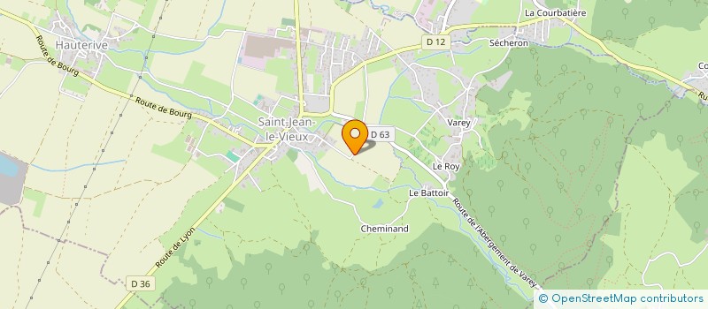 localisation de l'entreprise ATELIER HANGGI  PONT-D'AIN