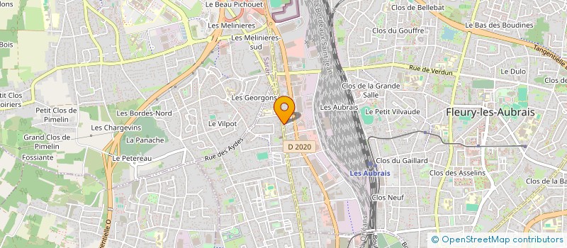 localisation de l'entreprise ATELIER HAPPY DOG à FLEURY LES AUBRAIS