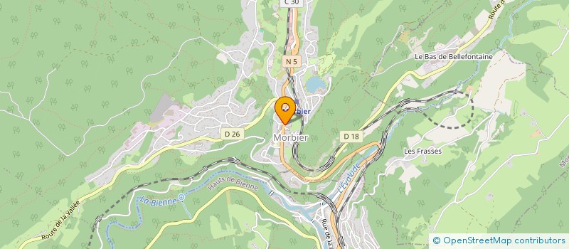 localisation de l'entreprise ATELIER HAUT MIKA  MORBIER