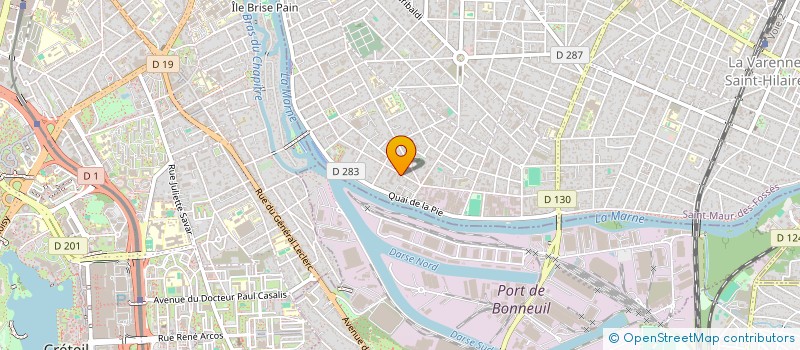 localisation de l'entreprise ATELIER HELBECQUE  SAINT-MAUR-DES-FOSSES