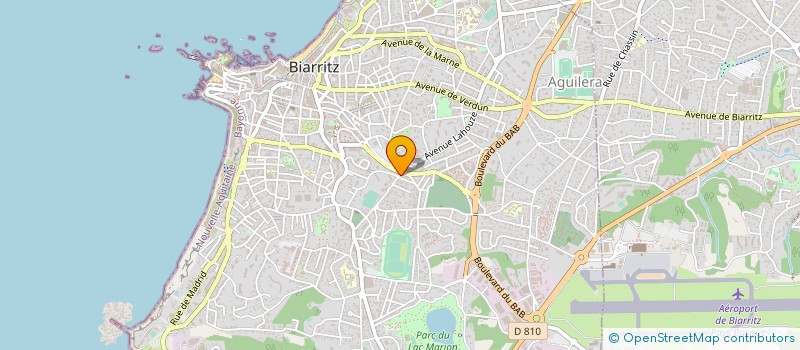 localisation de l'entreprise ATELIER HELDER à BIARRITZ