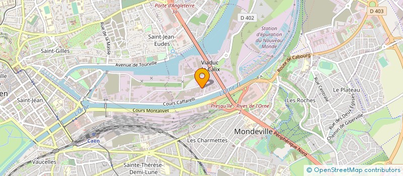 localisation de l'entreprise ATELIER HEPHAISTOS  MONDEVILLE