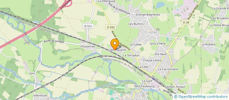 localisation de l'entreprise ATELIER HERBICK METAL  CROTTET