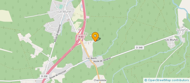 localisation de l'entreprise ATELIER HERITAGE CARROSSERIE  SAUGNAC-ET-MURET