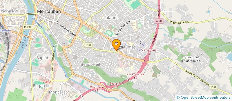 localisation de l'entreprise ATELIER HIGH-TECH  MONTAUBAN