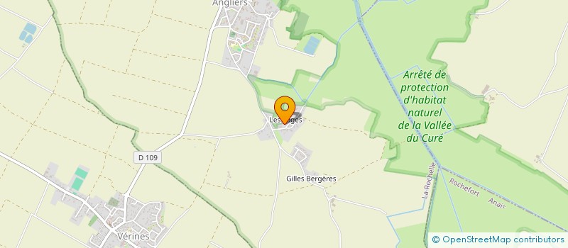 localisation de l'entreprise ATELIER HIRONDE  ANGLIERS