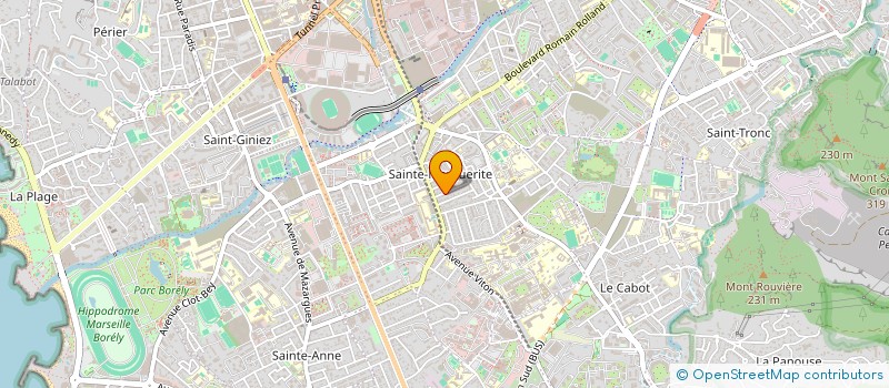 localisation de l'entreprise ATELIER HORIZON à MARSEILLE