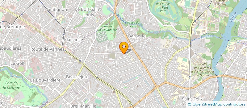 localisation de l'entreprise ATELIER HORLOGER BENJAMIN BROU à NANTES