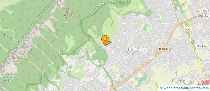 localisation de l'entreprise ATELIER HORLOGER DES ALPES  SAINT-ISMIER
