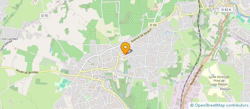 localisation de l'entreprise ATELIER HORS SERIE  CHAPONOST