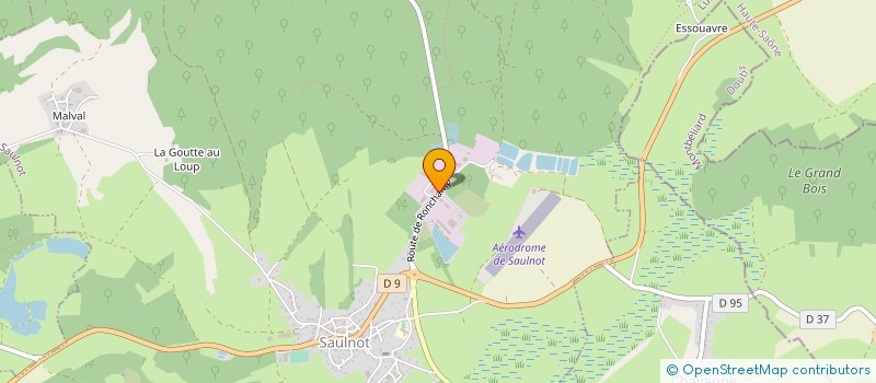 localisation de l'entreprise ATELIER HUGO DELAVELLE  SAULNOT