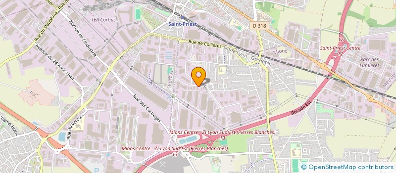 localisation de l'entreprise ATELIER HYDRAULIQUE  MIONS