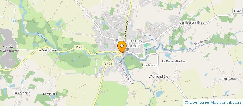 localisation de l'entreprise ATELIER ID MAISON MAITRE D'OEUVRE à BEAULIEU-SOUS-LA-ROCHE