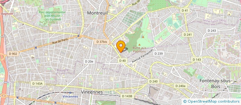 localisation de l'entreprise ATELIER IMAGE COLLEE à MONTREUIL