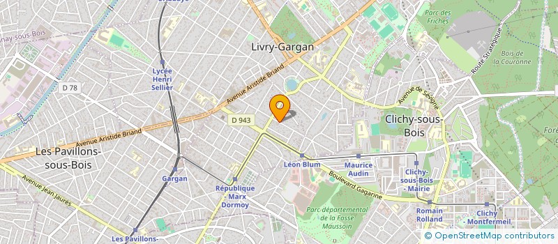 localisation de l'entreprise ATELIER IMAGES GRAPHIQUES 80 à LIVRY-GARGAN