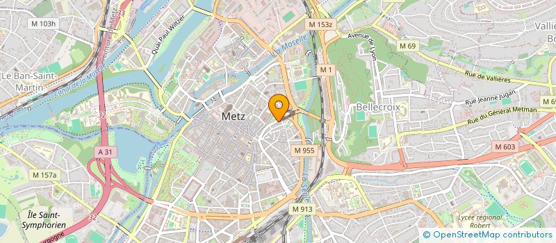 localisation de l'entreprise ATELIER INFORMATIQUE  METZ