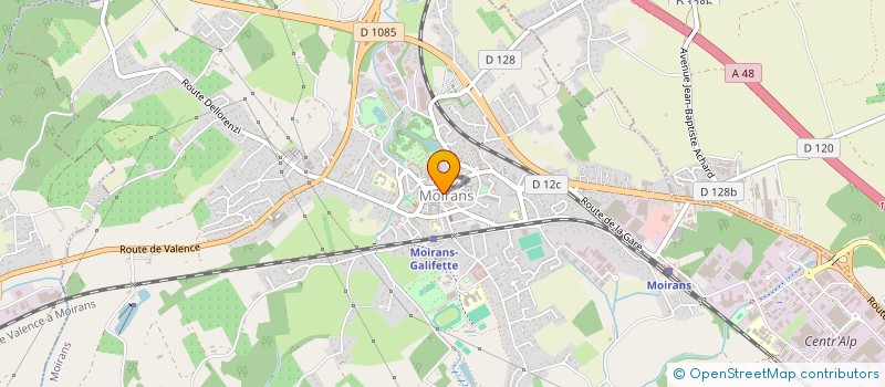 localisation de l'entreprise ATELIER INSERTION PROF A TOUTE VAPEUR à MOIRANS