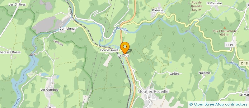 localisation de l'entreprise ATELIER INTERNATIONAL D ARTISTES A PALLIER à MOUTIER-ROZEILLE